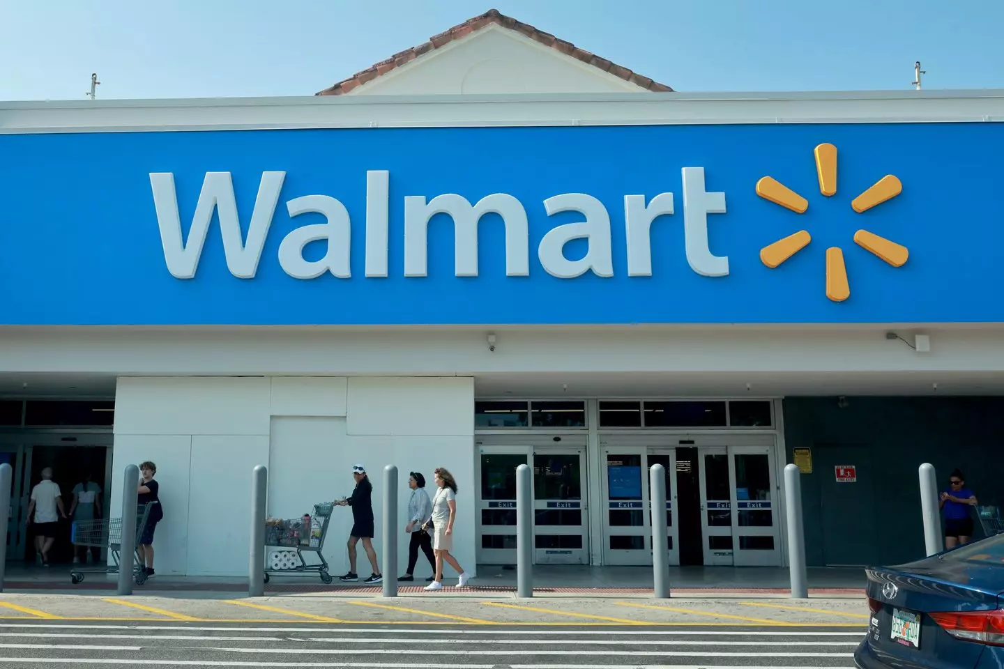 The t-shirt was on sale in Walmarts in Canada (Joe Raedle/Getty Images)
