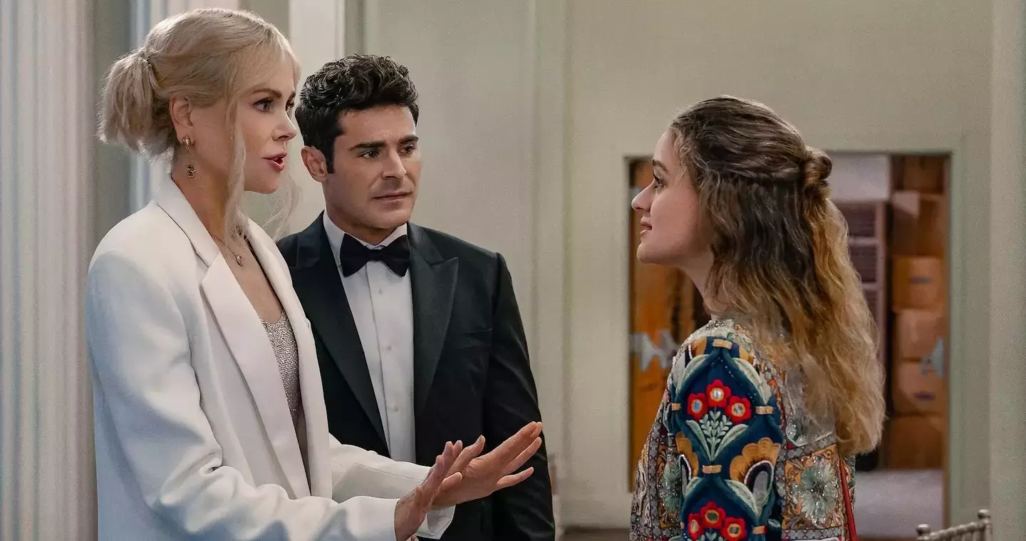 A Family Affair stars Netflix stalwart, Joey King, playing Efron's assistant and Kidman's daughter (Neflix)