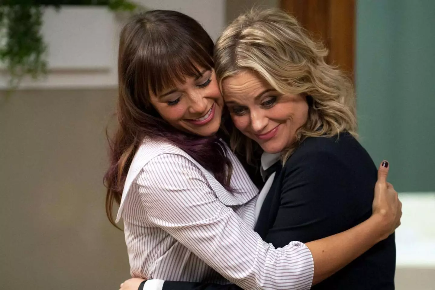 Rashida Jones and Amy Poehler became real life best friends whilst filming the show. (NBC)