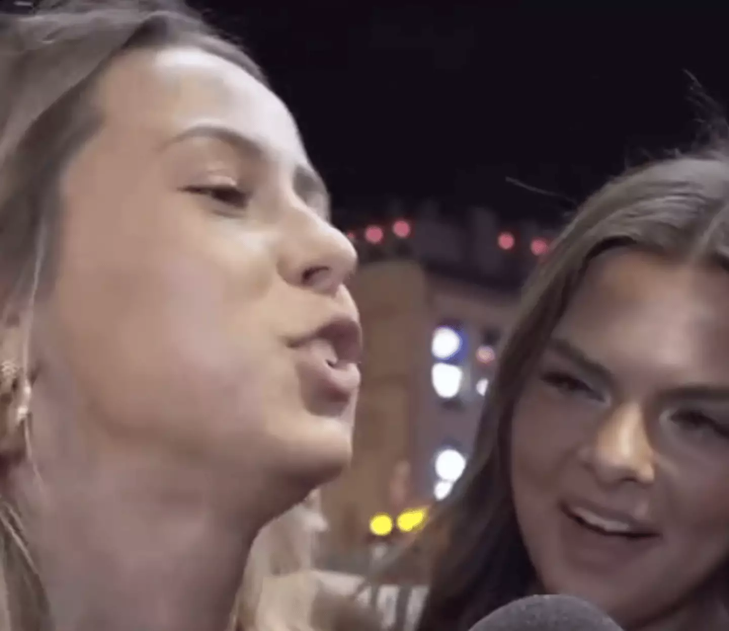 Hailey Welch went viral for her 'hawk tuah'. (YouTube/Tim & Dee)