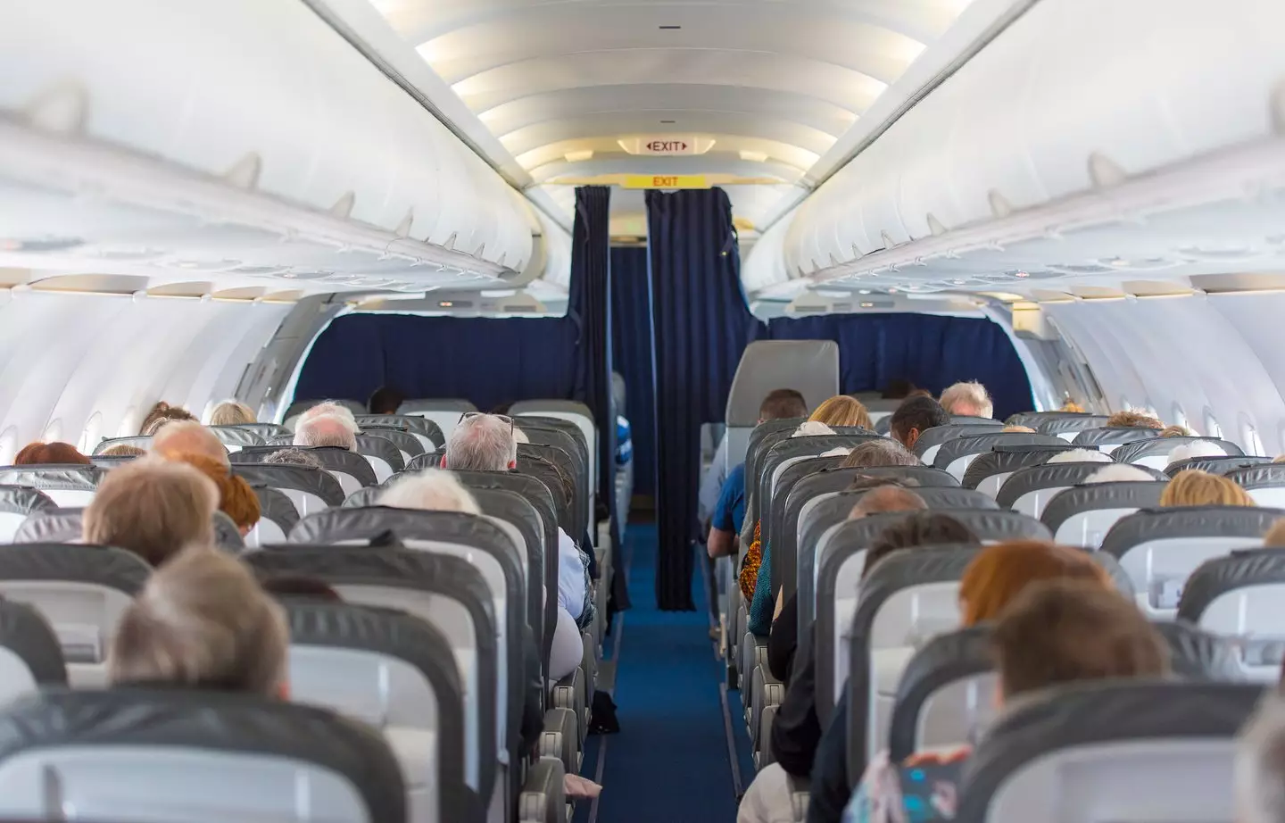 The colder temeprature might also be because you're not moving much during a flight. (AlxeyPnferov / Getty Images)