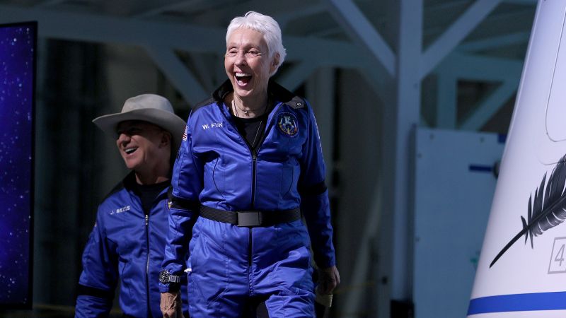 Wally Funk, aviation pioneer who was the oldest woman to travel into space, dies at 87