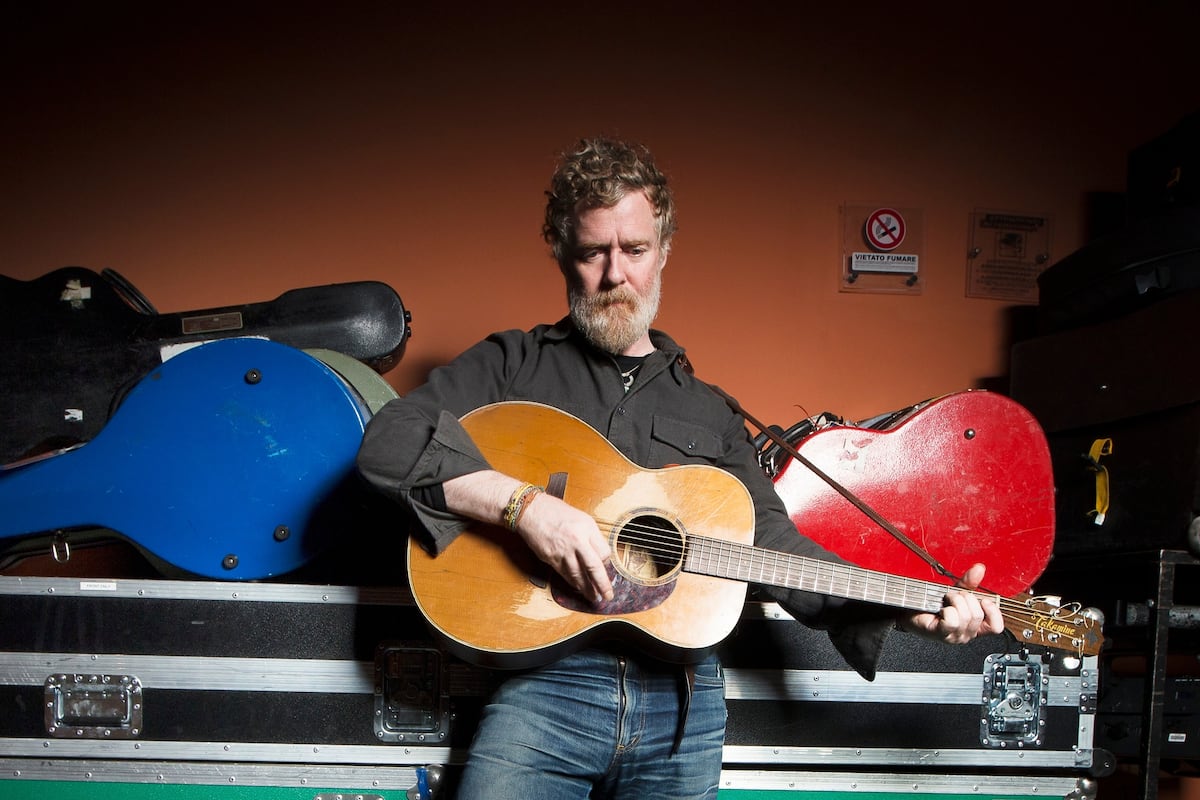 Glen Hansard with Markéta Irglová, his Once co-star and Oscar-winning songwriting partner