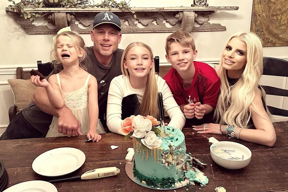 Jessica Simpson celebrated her 46th birthday in a polka-dot bikini