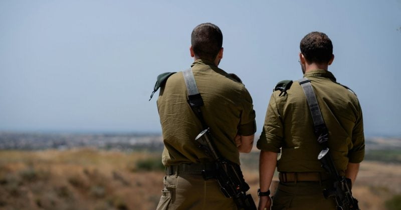 IDF Chief of Staff Lt. Gen. Eyal Zamir meeting troops in Lebanon