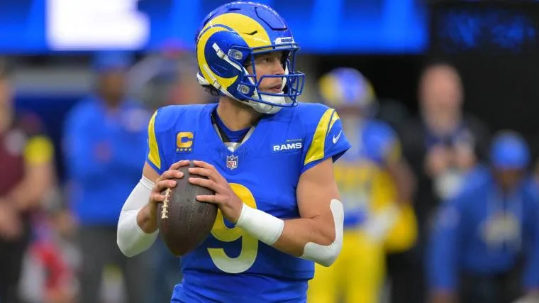Sean McVay with Matthew Stafford