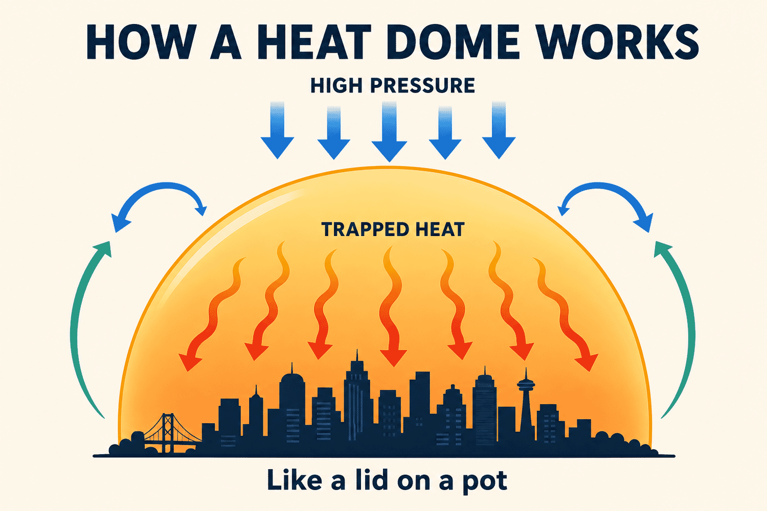 Heat dome expands across the central United States, creating dangerous conditions for millions