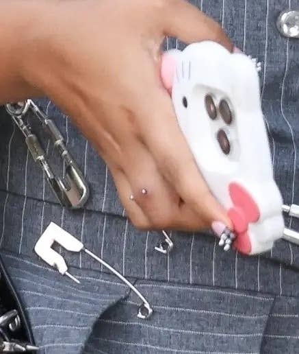 North West, 13, adds to her collection of piercings with faux thigh studs