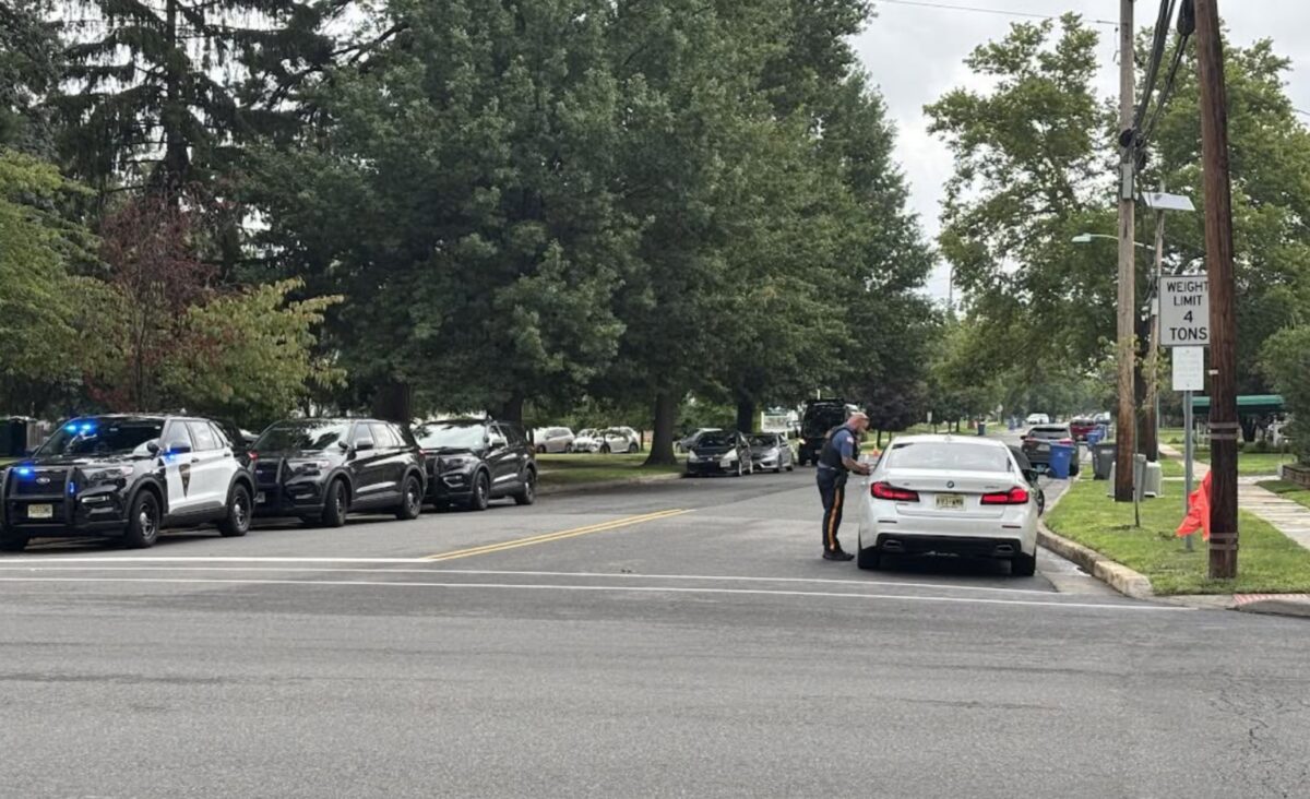 Dunellen Police Department conducting distracted driving enforcement along North Washington Avenue