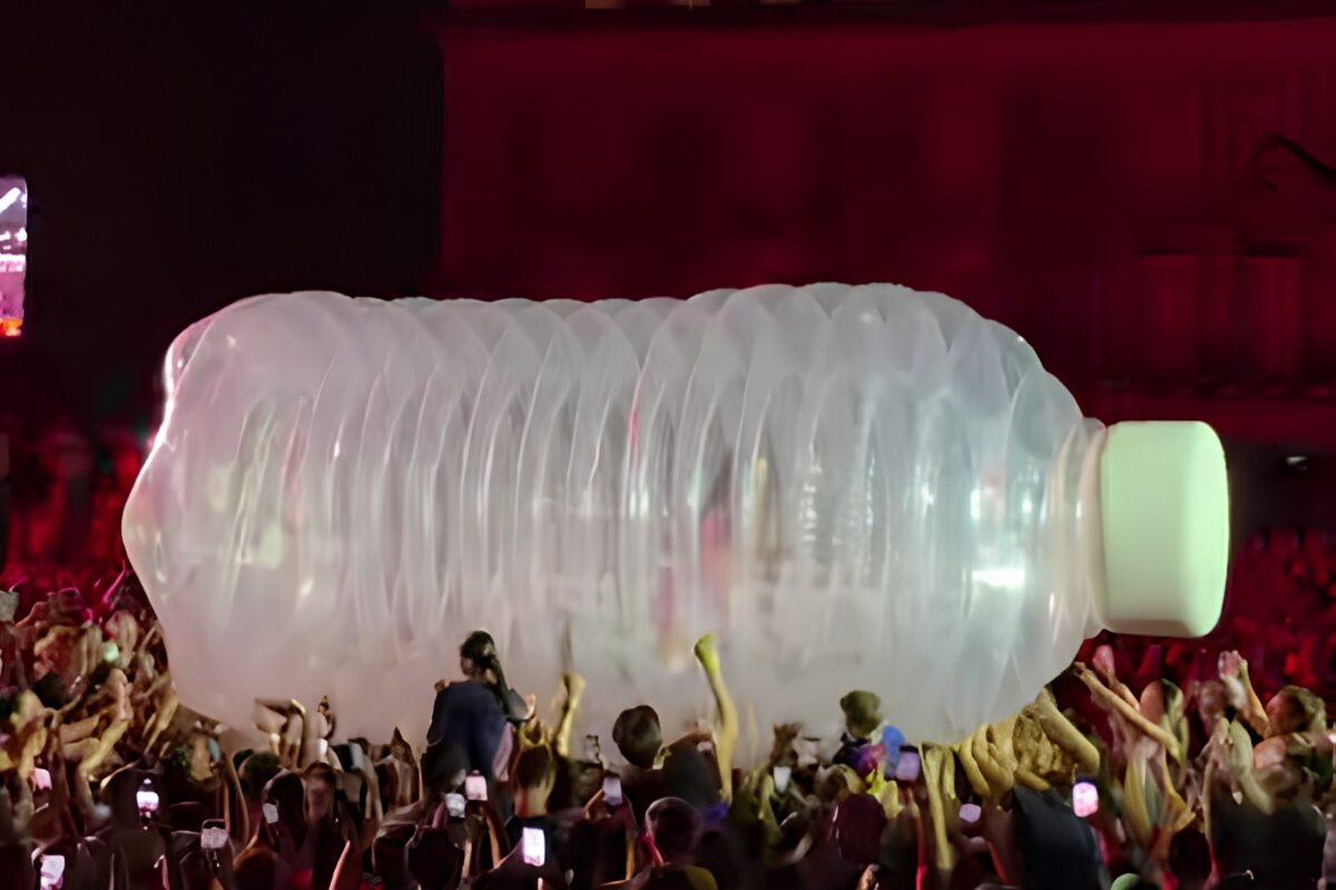 Katy Perry gets trapped inside inflatable bottle during stunt gone wrong at Isle of MTV Malta