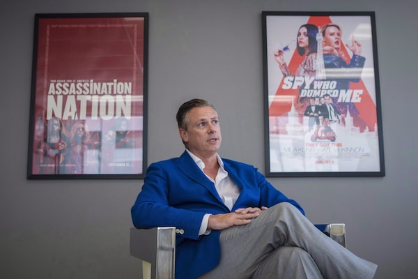 Jason Cloth as a Hollywood film producer and financier