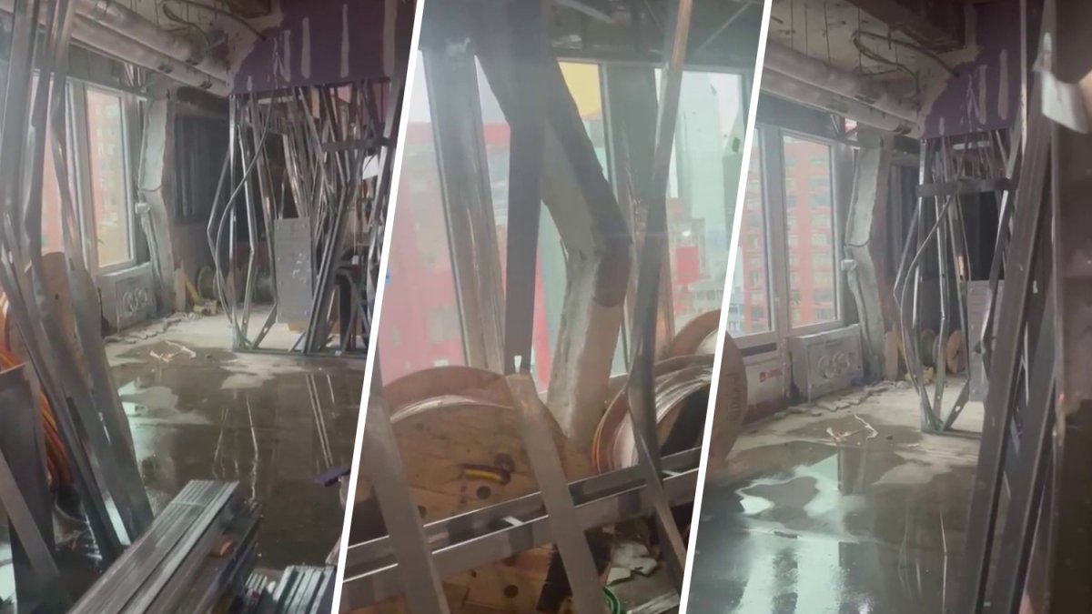 Falling bricks and buckling columns at a Manhattan high rise force evacuations