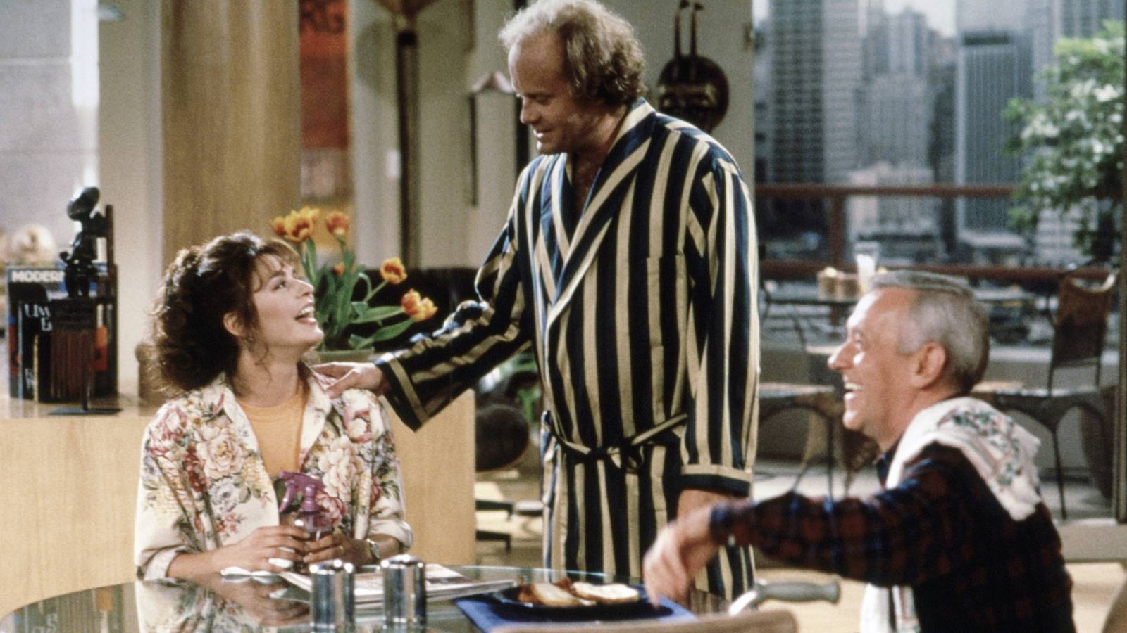 Jane Leeves as Daphne Moon, the physical therapist and live-in housekeeper on Frasier