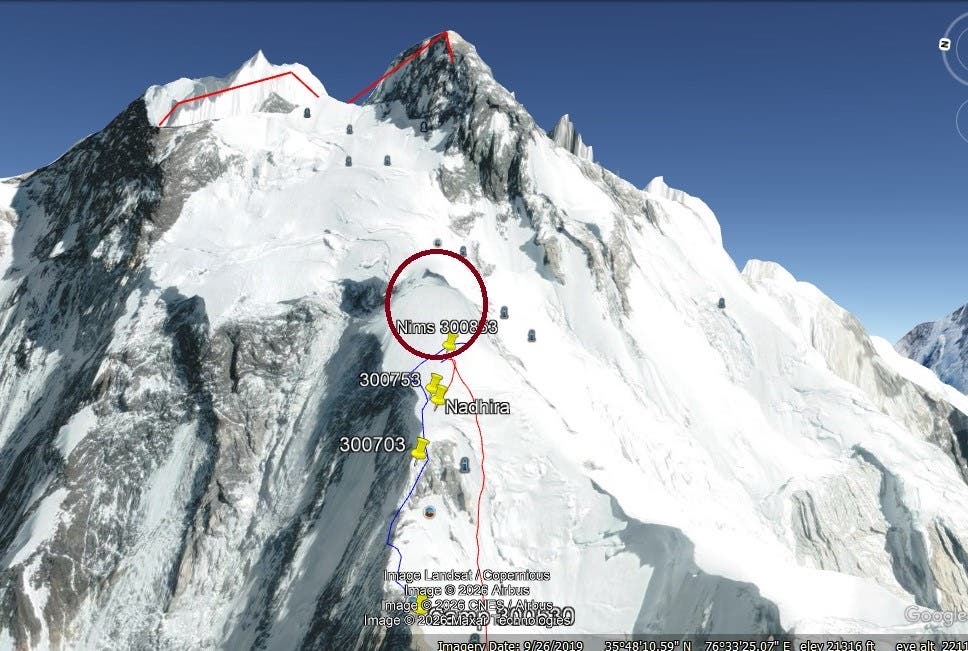 Camp operations at Broad Peak base camp during climbing season