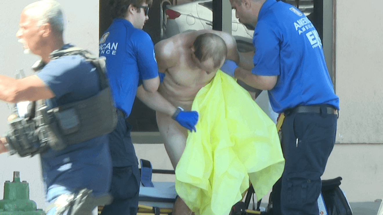 A man in his 30s arrested after breaking through a Grifols Biomat USA Plasma center ceiling in Fresno