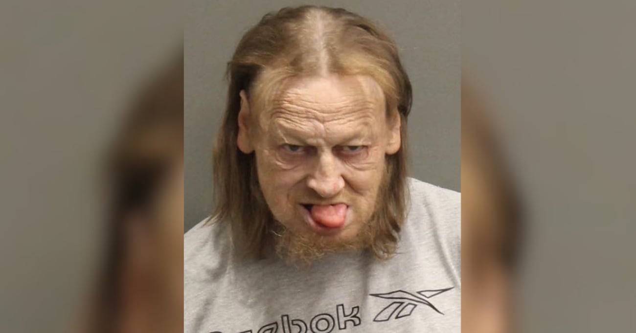 Maniac sticks out tongue as he surrenders to cops months after allegedly killing dad, injuring mom and daughter in head-on crash