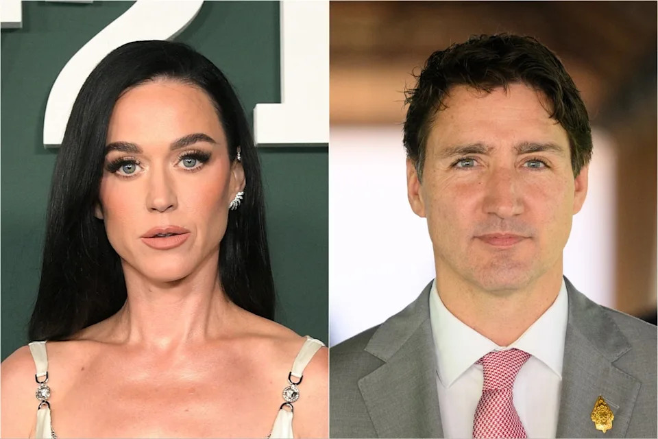 Justin Trudeau applies sunscreen down girlfriend Katy Perry’s top in steamy South of France boat ride