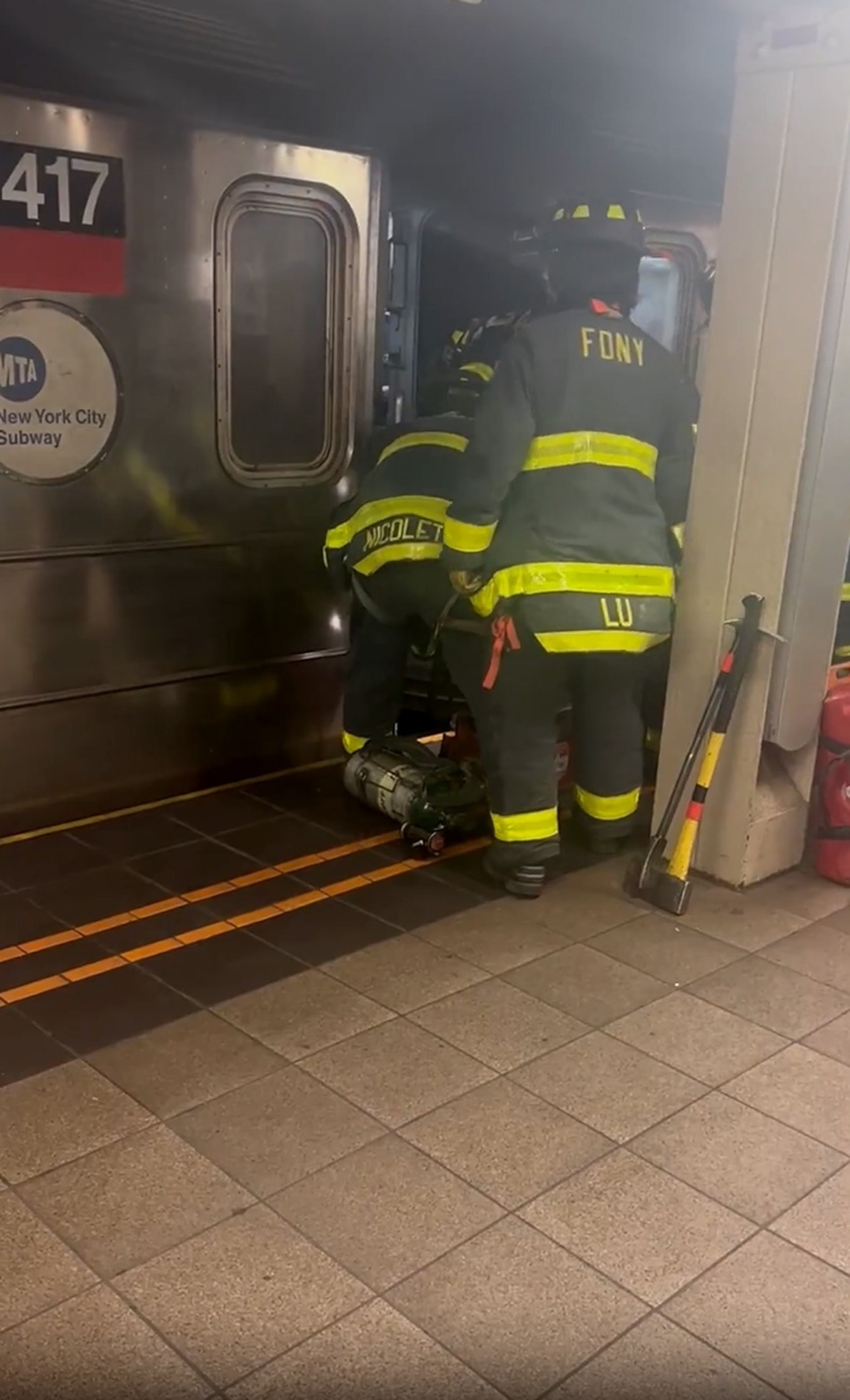The Vernon Boulevard-Jackson Avenue station on the 7 train in Long Island City where the attack occurred.