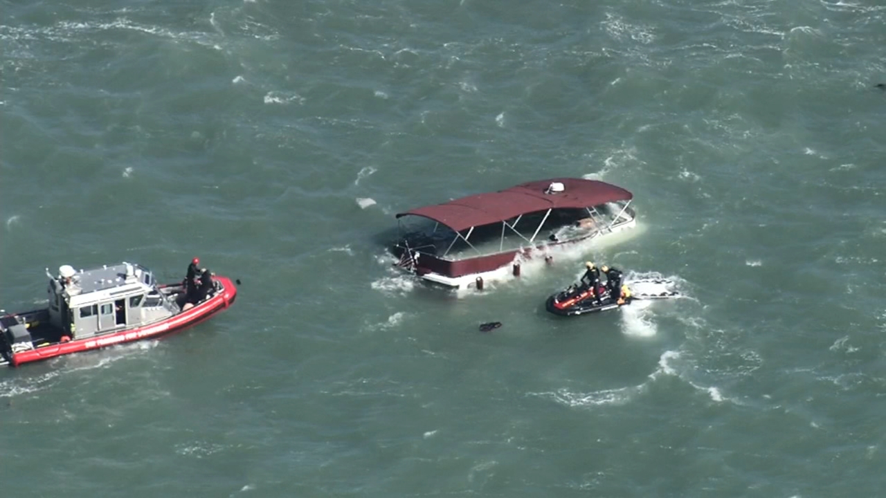 1 dead and 2 missing after boat sinks near Alcatraz Island off San Francisco