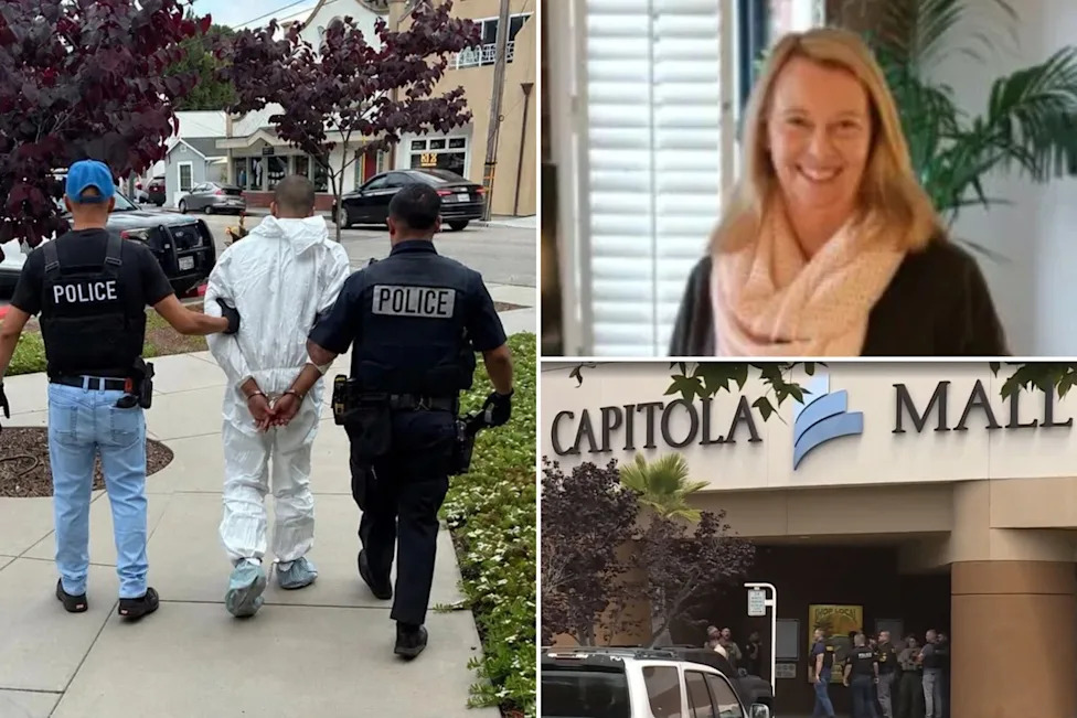 Capitola Mall parking lot area near the food court where Summers was found with multiple stab wounds.
