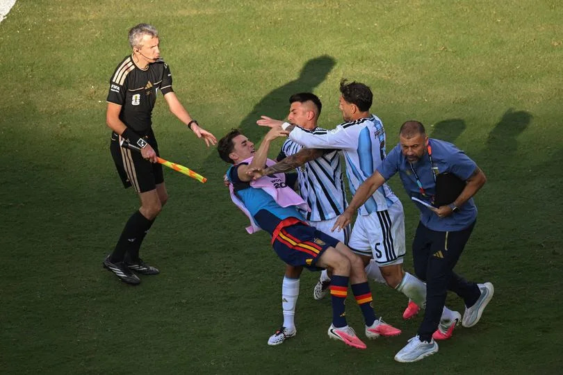 Argentine midfielder Leandro Paredes red card from World Cup final mysteriously erased by FIFA after post match violence
