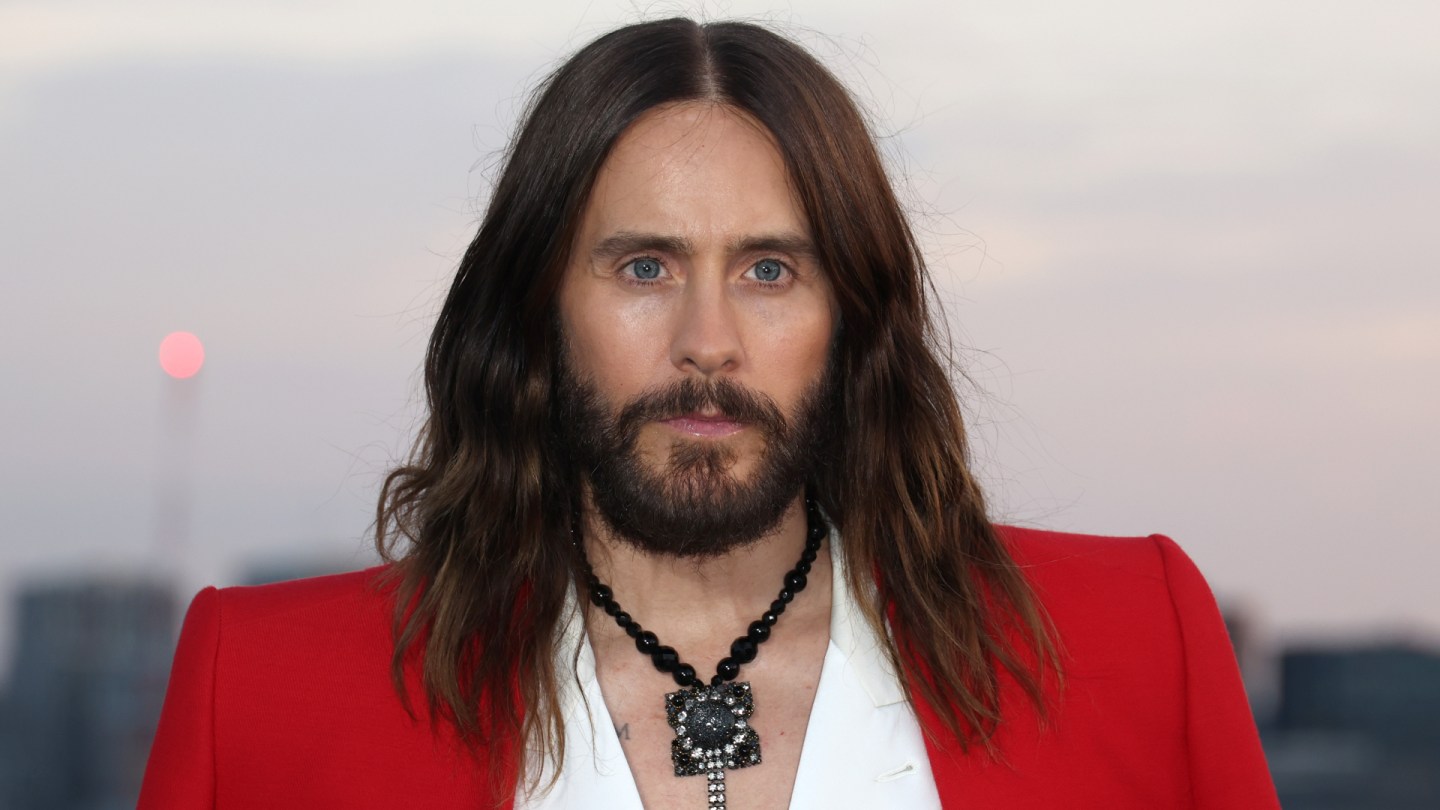 Jared Leto performing with his band Thirty Seconds to Mars