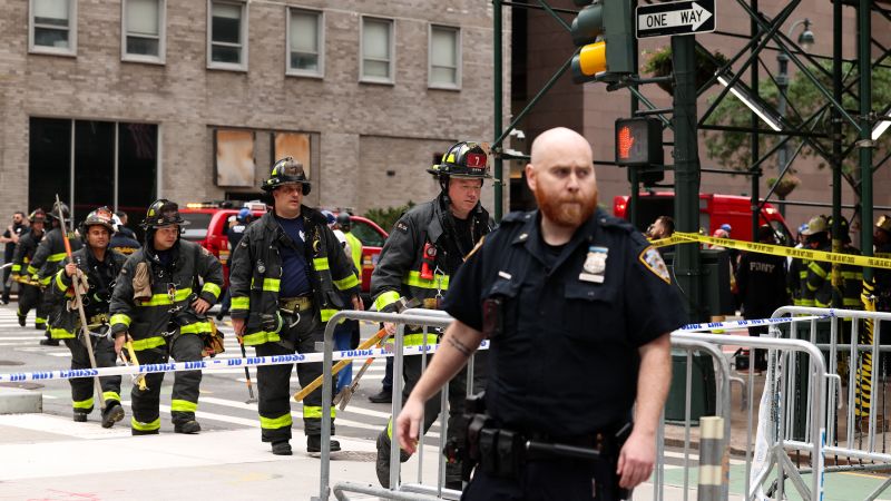 Falling bricks and buckling columns at a Manhattan high rise force evacuations