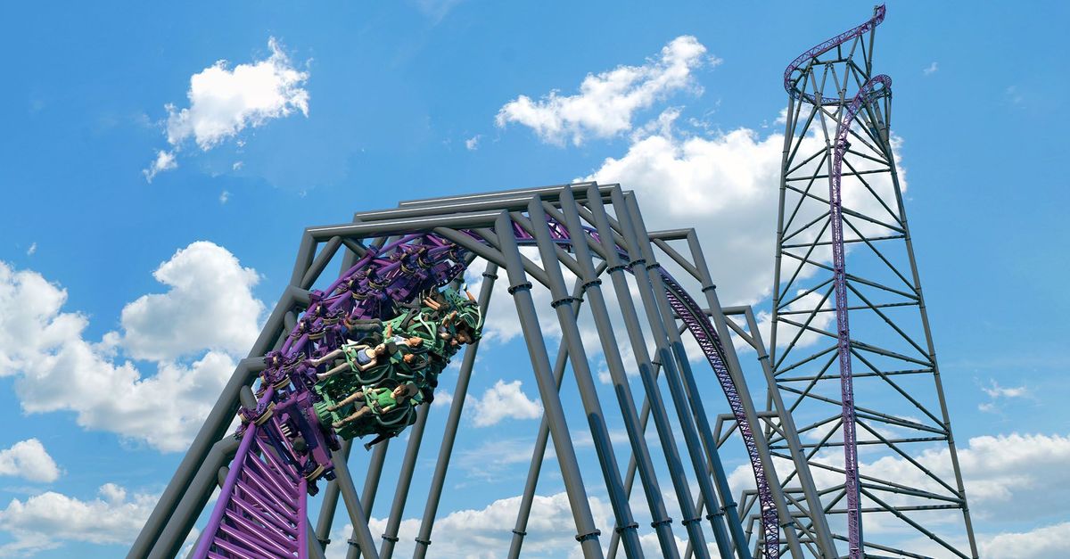 Six Flags unveils 382-foot roller coaster set to shatter 6 world records
