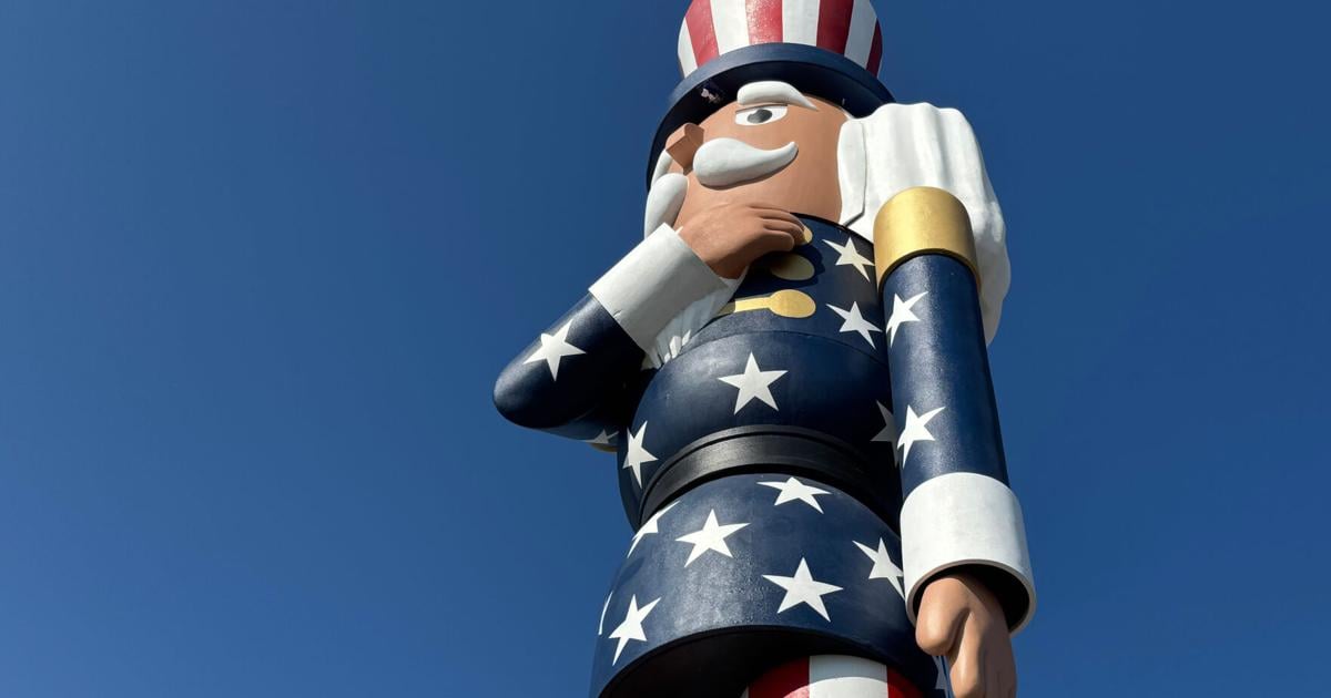 A Minnesota town now boasts the world’s tallest nutcracker