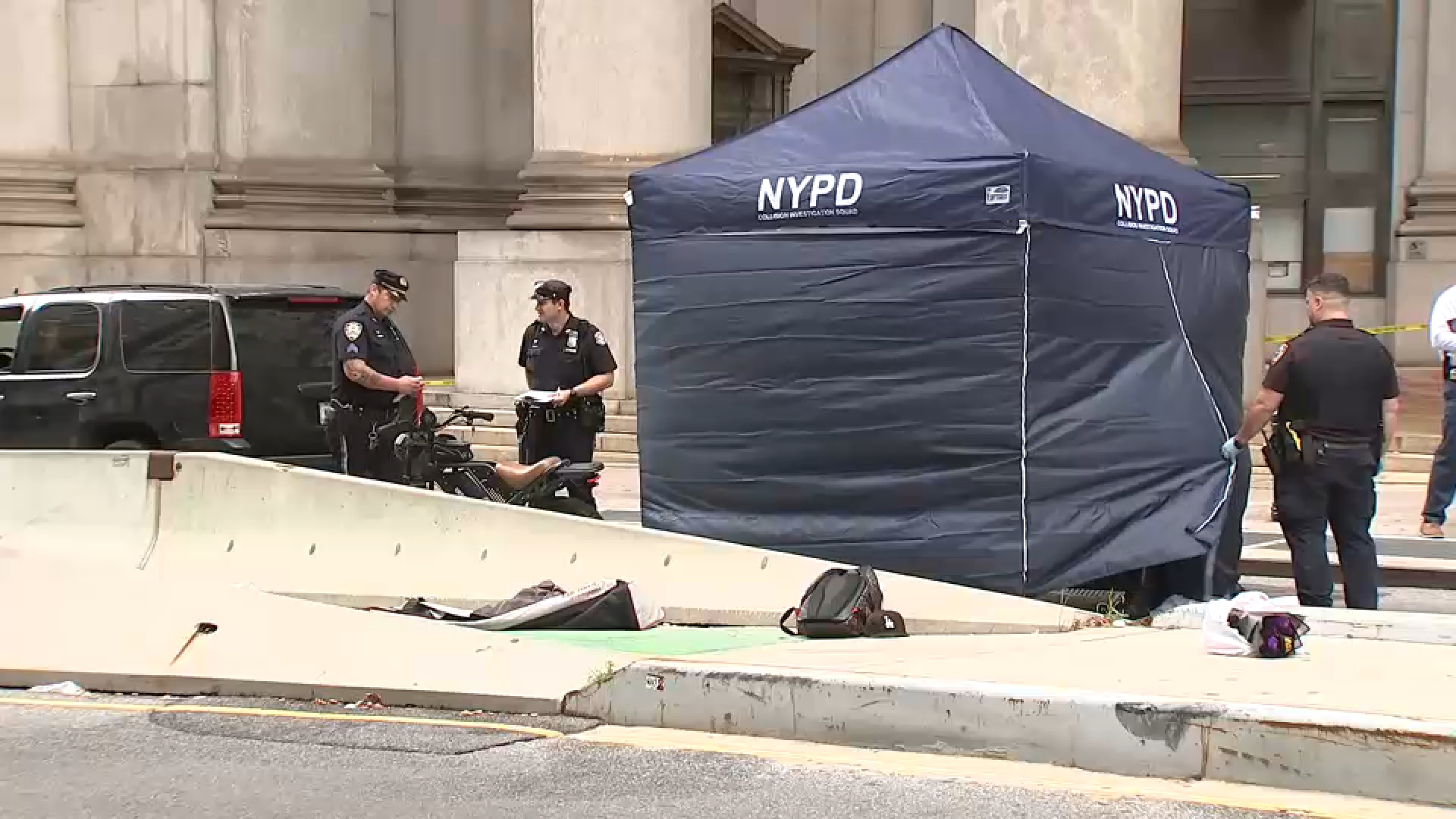 A 17-year-old e-bike rider involved in a fatal crash in Lower Manhattan