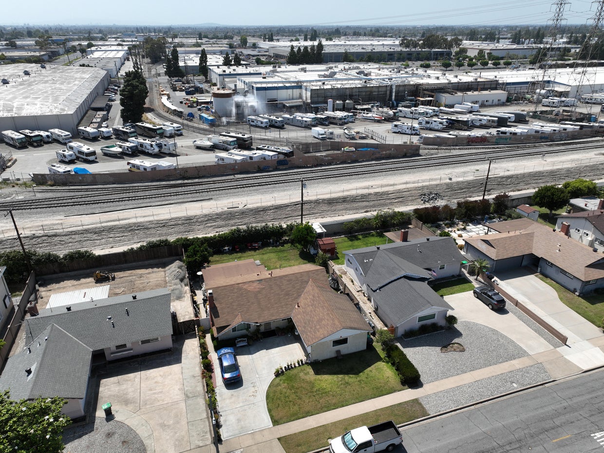 Fire crews gathered at TS Conductor on News Boy Circle in Huntington Beach