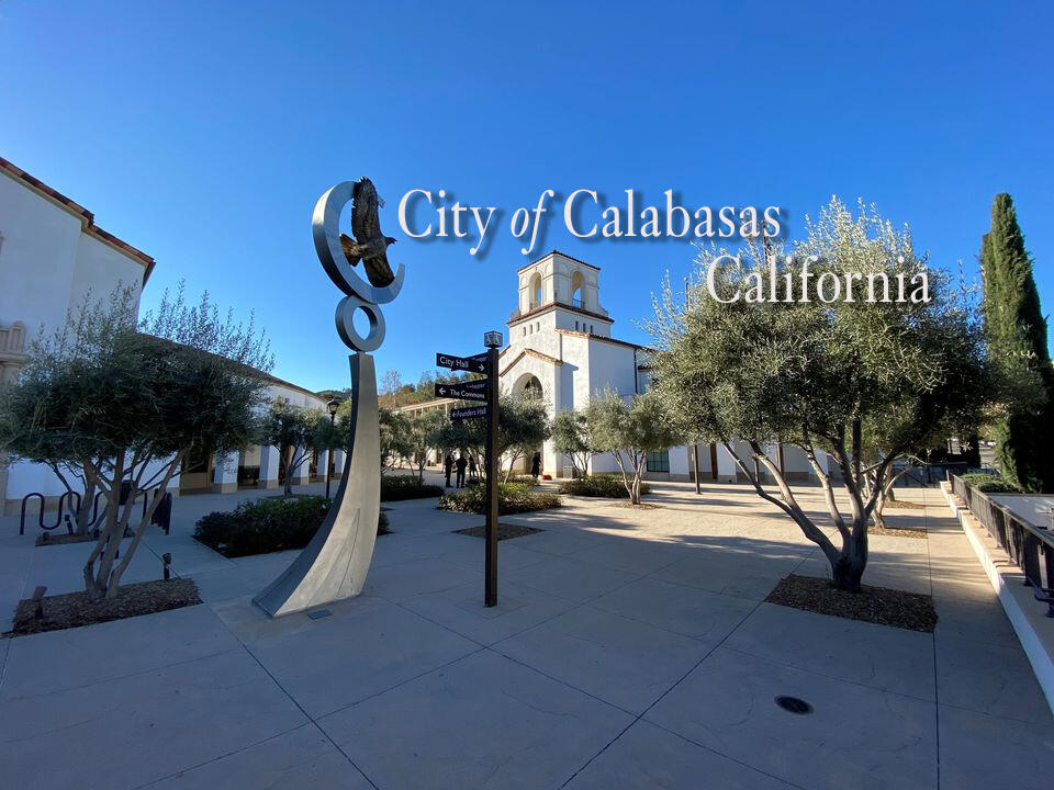 Calabasas neighborhood streets during daytime heat wave conditions