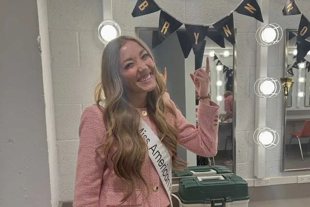 Brynn Carnesecca, Miss American Fork 2024, at a community event