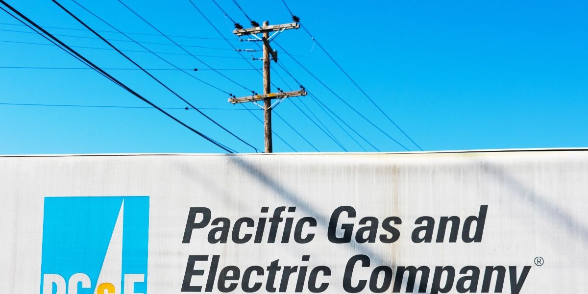 Residential customers examining their PG&E utility bills