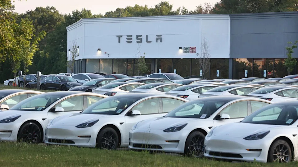 Earnings at Musk’s car company fall as research spending cut into profit from selling cars