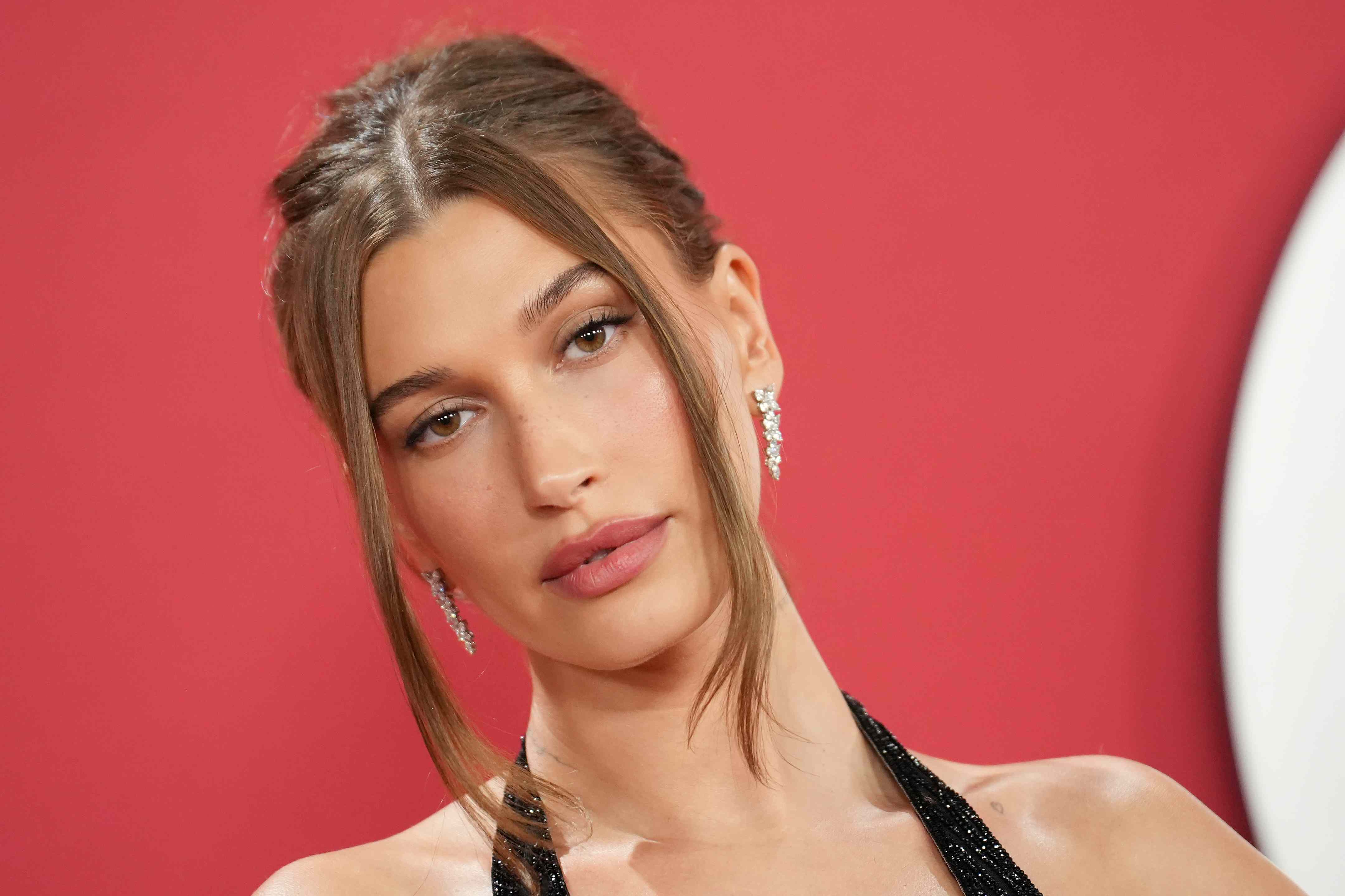 Hailey Bieber has a ‘Legally Blonde’ moment in itty-bitty pink bikini