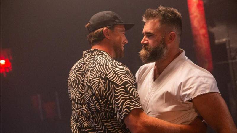 Jason Kelce praised his brother's musical talent from their Ohio upbringing