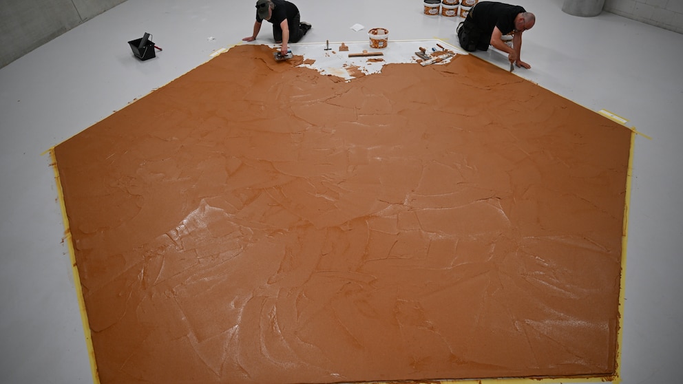 Peanut butter floor returns to Dutch museum as tribute to late artist