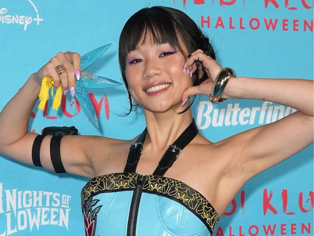 Rei Ami from ‘KPop Demon Hunters’ and comedian Ken Jeong take a bite out of ‘Shark Week’