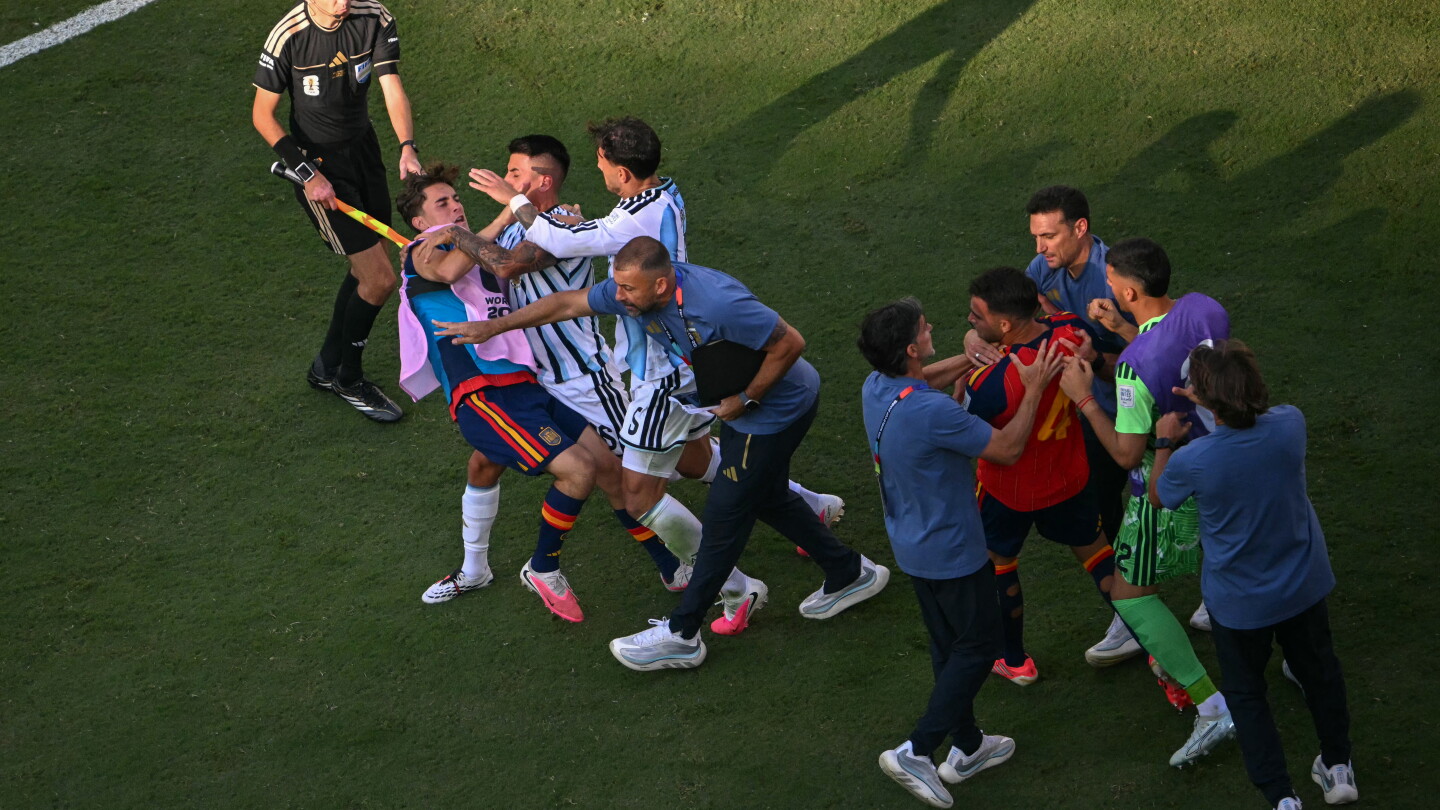 FIFA opens investigation into Argentina players after they turned their backs on Spain during medal ceremony