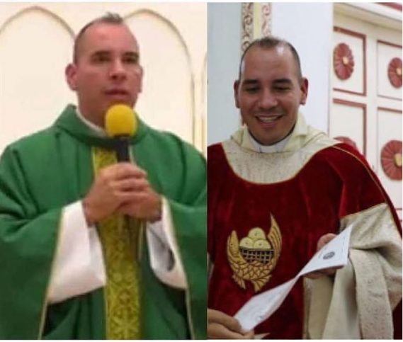 Church officials in La Paz addressing the religious community about fraud prevention