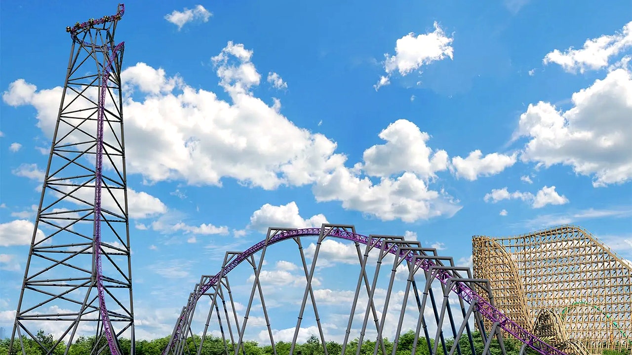 Mike Fehnel, park president of Six Flags Great Adventure, speaks about Bakunawa