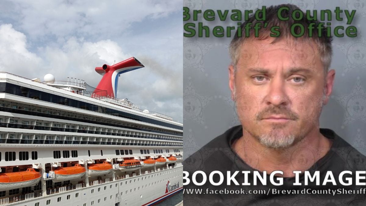 The arrest scene at Port Canaveral where Crosby was taken into custody