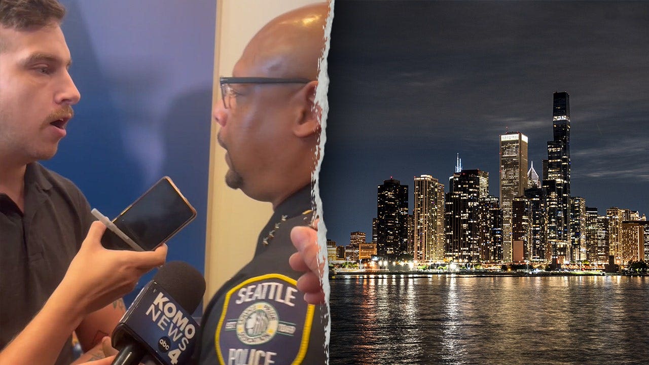 Police Chief Shon Barnes addresses media at a news conference
