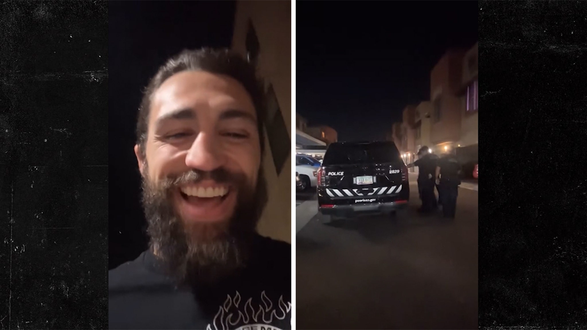 Screenshot from the viral video showing Kamu Kirk