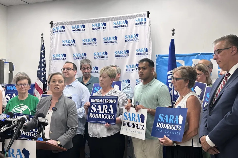 Wisconsin governor candidate says her campaign has far less money than she thought
