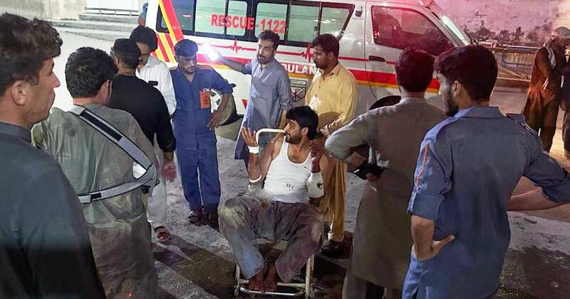 Armed militants conducting an attack in Khyber Pakhtunkhwa province