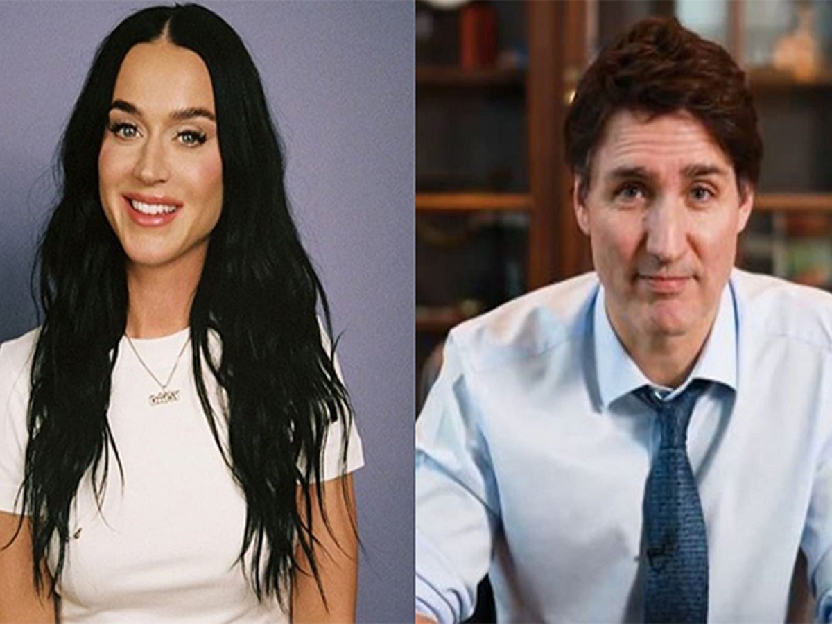 Justin Trudeau applies sunscreen down girlfriend Katy Perry’s top in steamy South of France boat ride