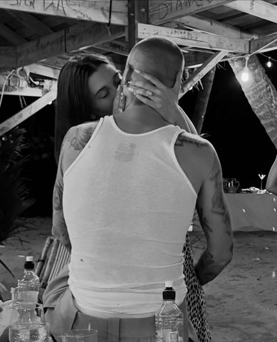 Hailey Bieber has a ‘Legally Blonde’ moment in itty-bitty pink bikini