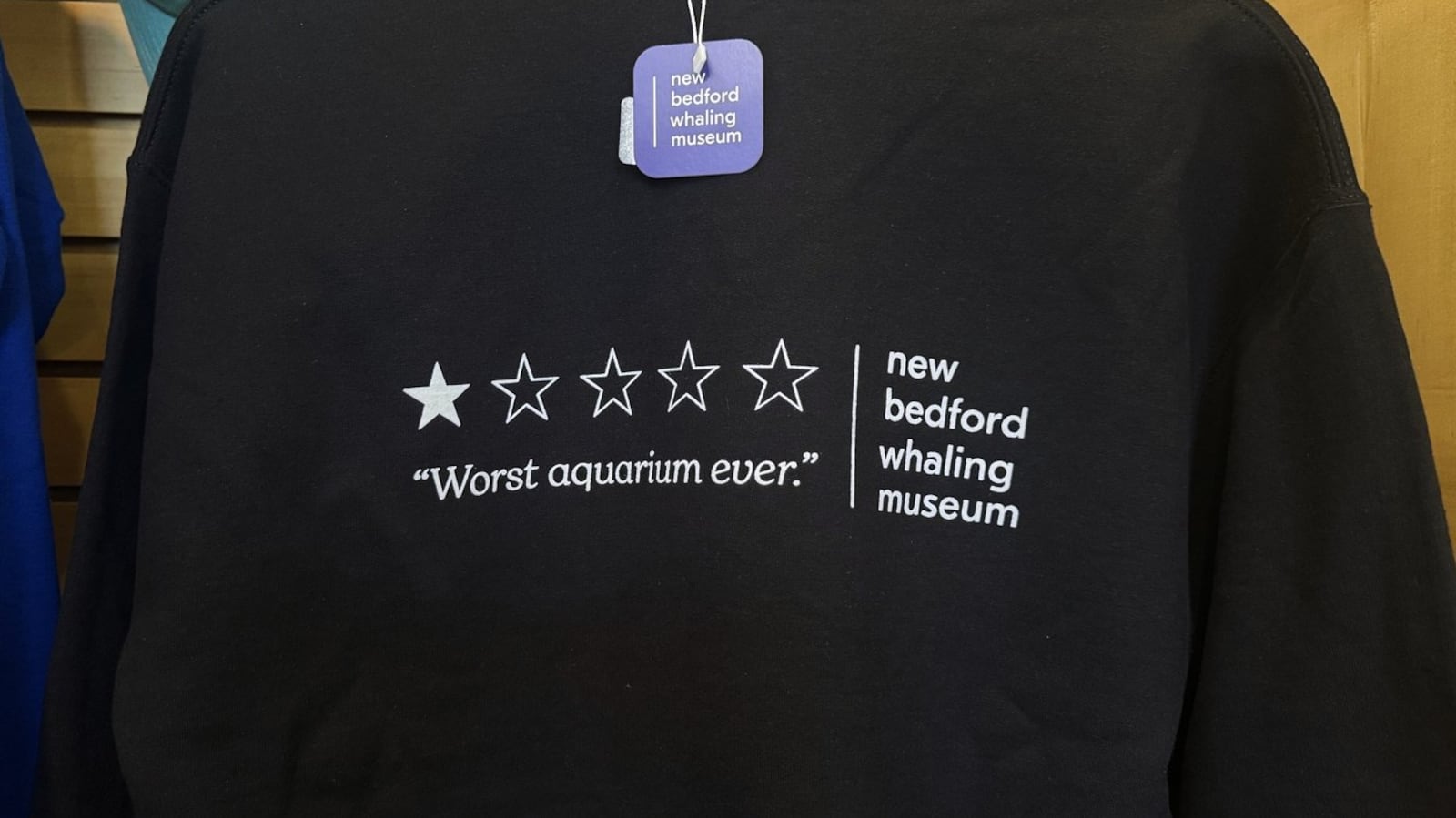 Whaling Museum goes viral for ‘worst aquarium ever’ T-shirts, totes